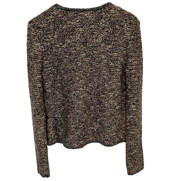 CAbi Ritz Knit Tweed Double Breasted Blazer Jacket Sweater Size M Career Button - Picture 2 of 13